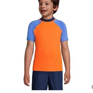 Boys Long Sleeve UPF 50 Swim Rash‎ Guard